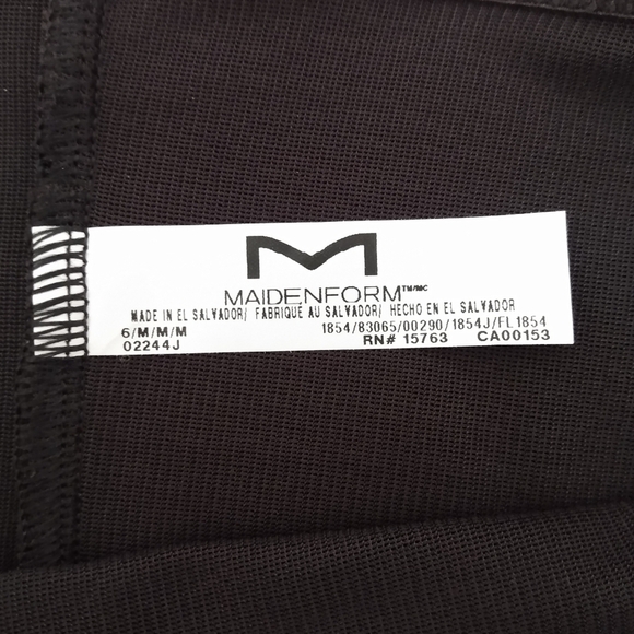 Maidenform High-Waisted Firm Shapewear NWT Blk 6 - Picture 4 of 5